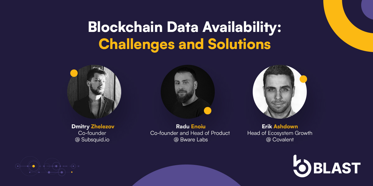 Webinar – Blockchain Data Availability: Challenges and Solutions